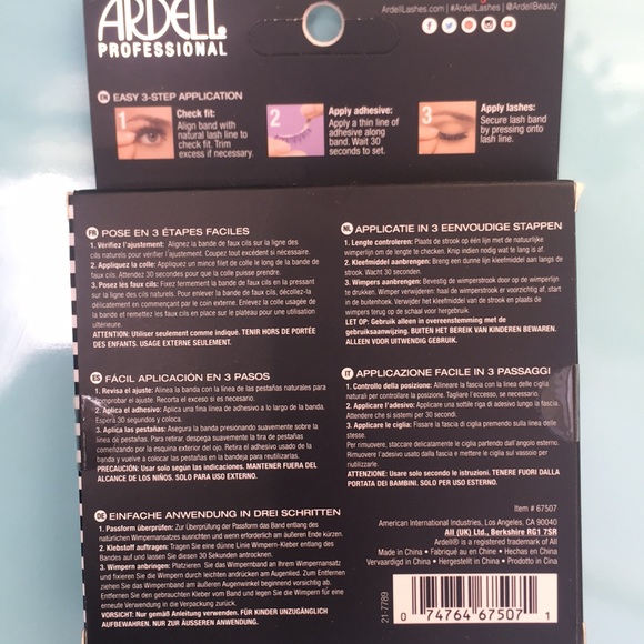 ARDELL Professional Faux Mink Eyelashes Set of 4 - Picture 2 of 4